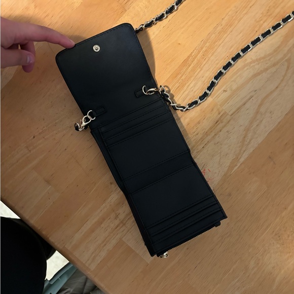 Steve Madden Black Crossbody with Chain Detail - Picture 2 of 3